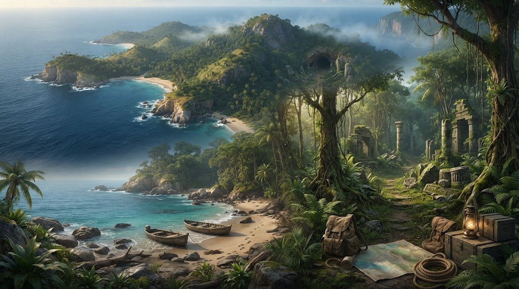 Cara memahami desain pulau misterius pada permainan slot