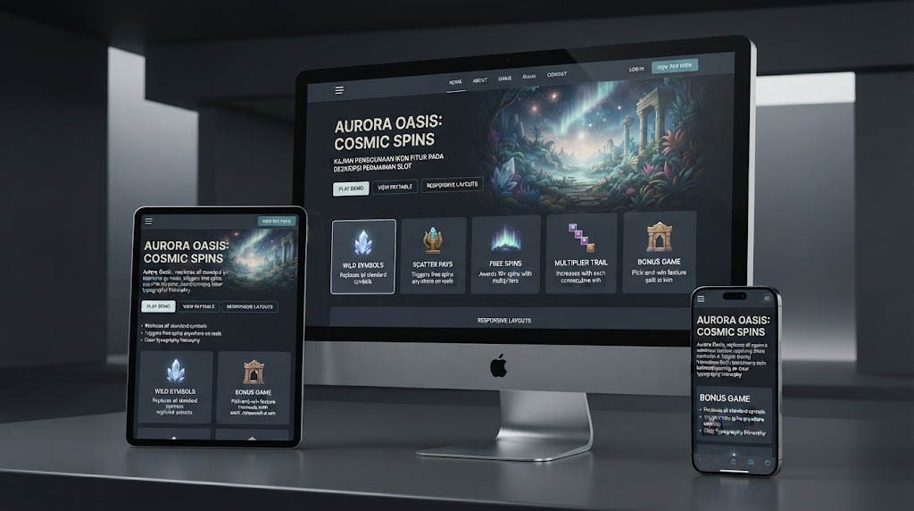 Kajian penggunaan ikon fitur pada deskripsi permainan slot
