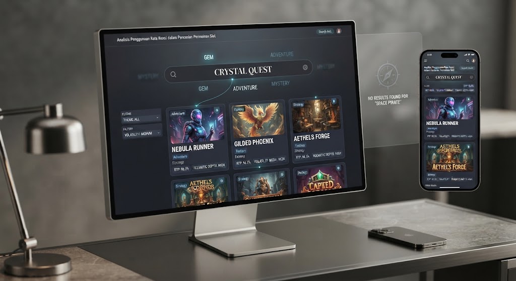 Analisis penggunaan kata kunci dalam pencarian permainan slot
